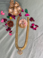 Sri Mahalakshmi Vaibhava Kasu Haram Set – Premium South Indian Temple Jewellery Masterpiece Edition
